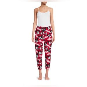Disney Mickey Mouse Women's and Women's Plus Holiday Joggers